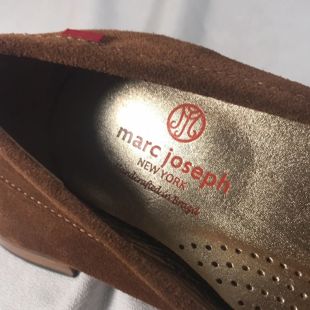 East Village by Marc Joseph New York Women’s Brown Suede Penny Loafer Shoes